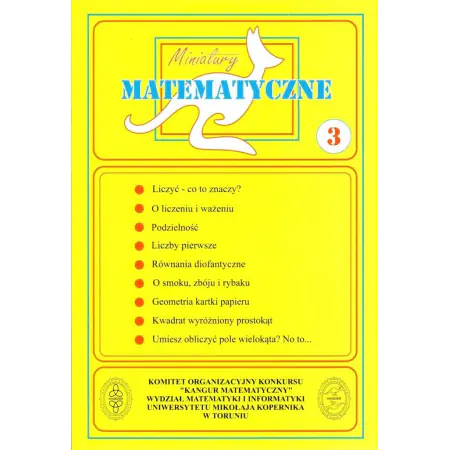 Książka - Miniatury matematyczne 3. O liczbach i równaniach