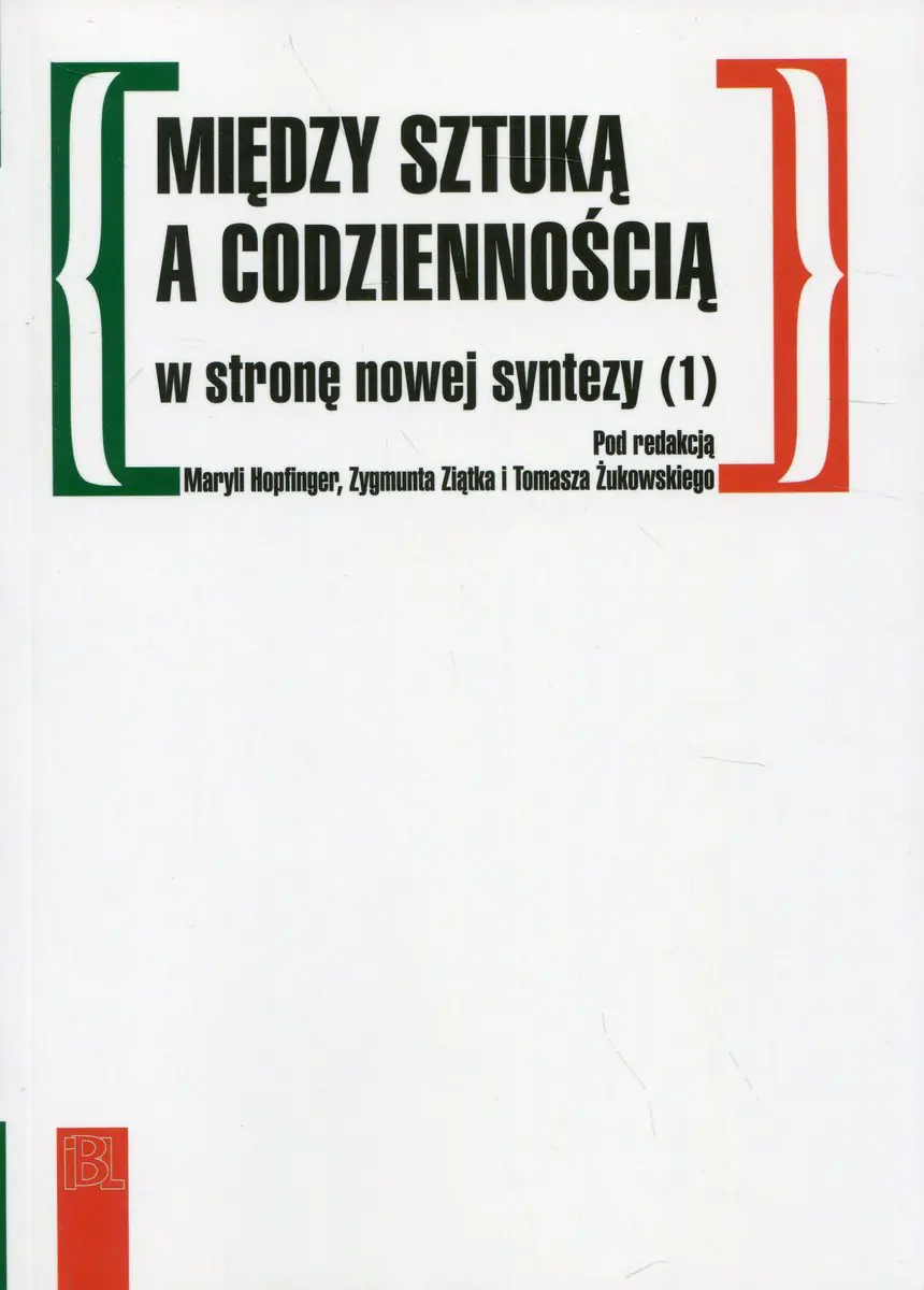 Książka - Między sztuką a codziennością w stronę nowej syntezy 1