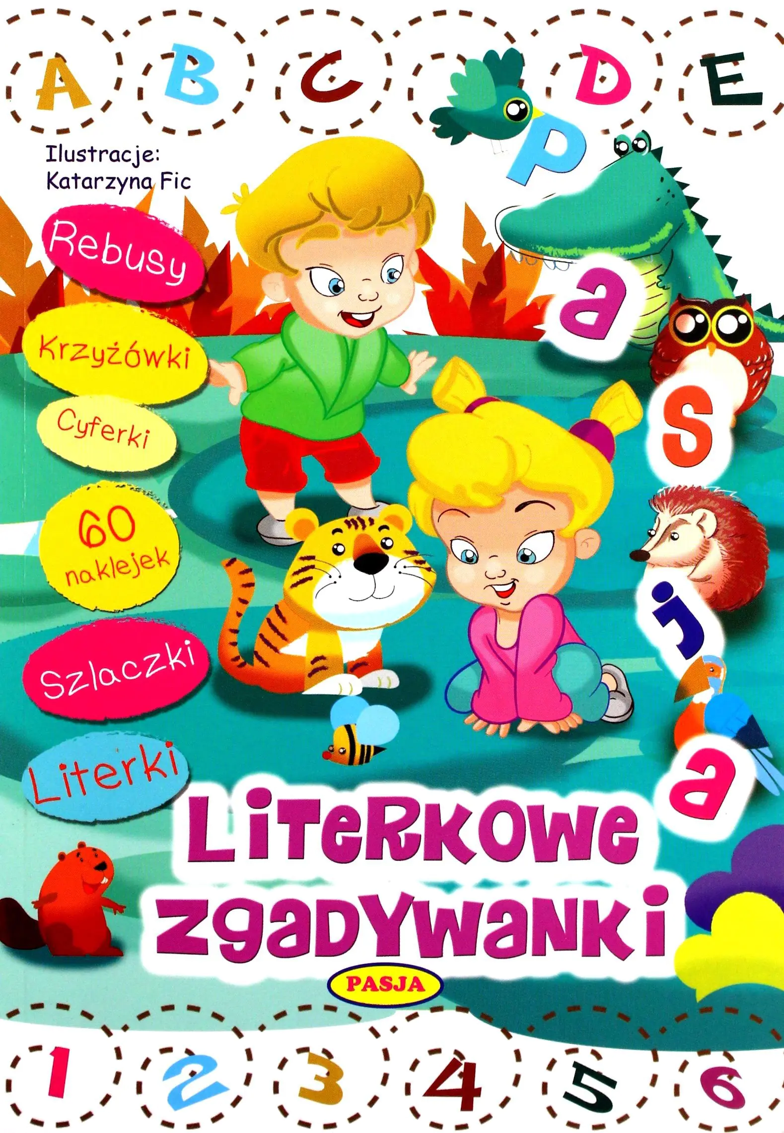 Książka - Literkowe zgadywanki