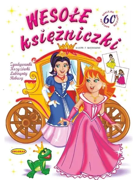 Książka - Wesołe ksieżniczki. Zgadywanki