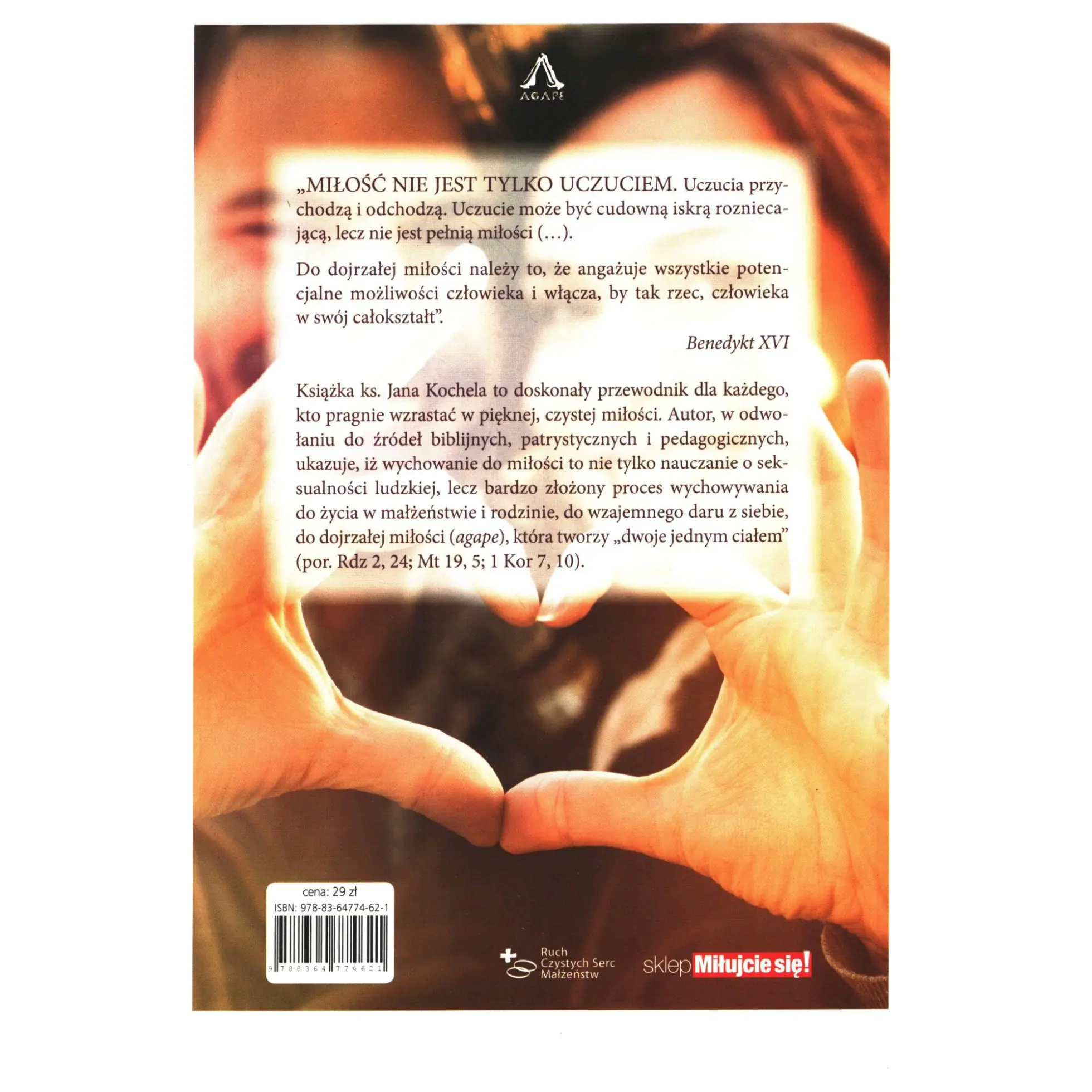 Książka - DUCHOWA PEDAGOGIA MIŁOŚCI