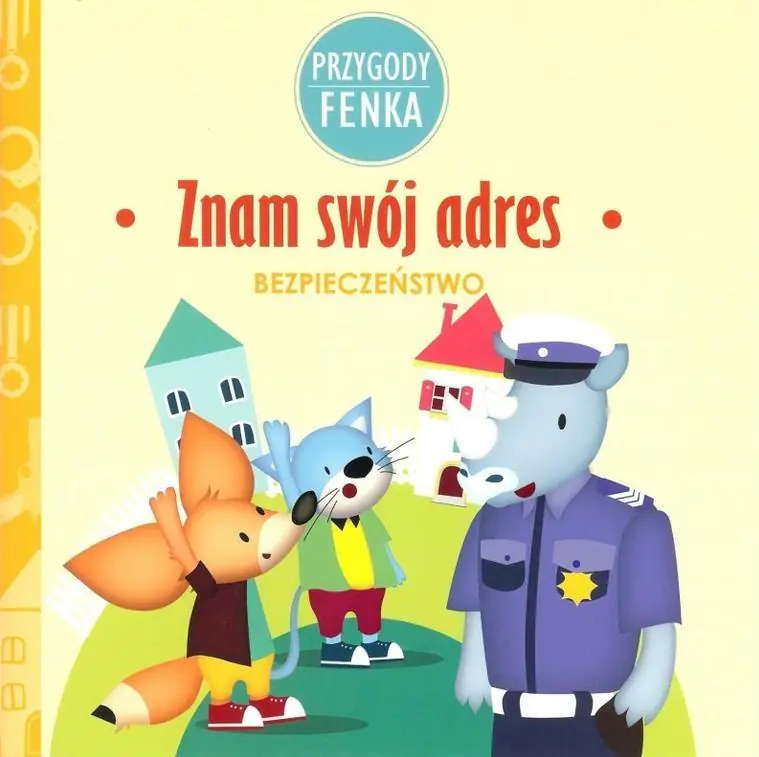 Książka - Znam swój adres. Bezpieczeństwo. Przygody Fenka