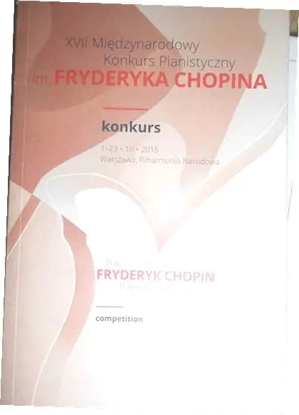 Książka - XVII Międzynarodowy konkurs pianistyczny im Fryderyka Chopina