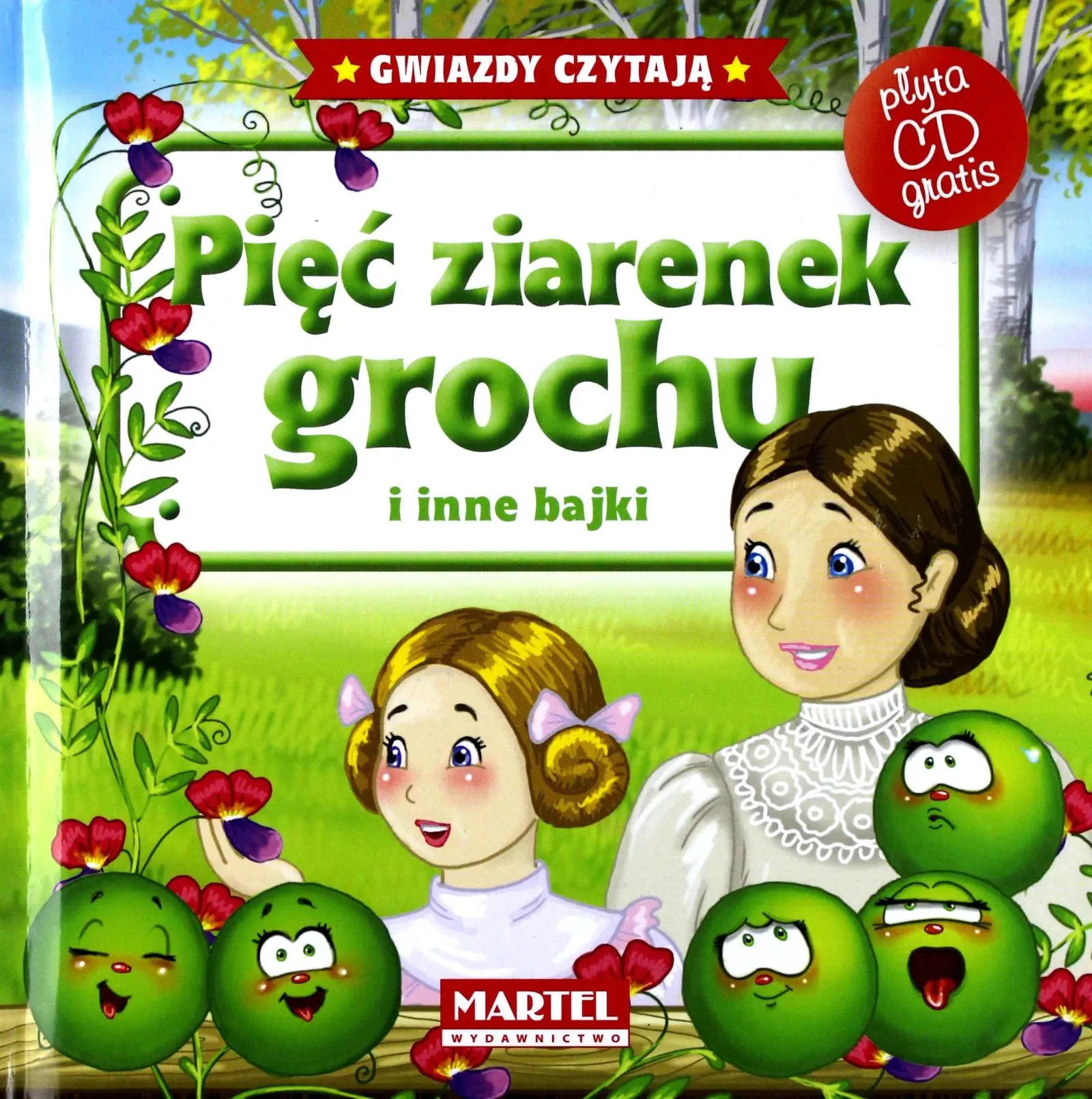 Książka - Pięć ziarenek grochu i inne bajki + CD