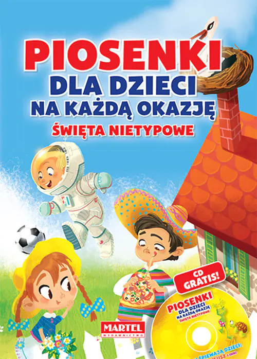 Książka - Piosenki dla dzieci na każdą okazję. Święta nietypowe + CD