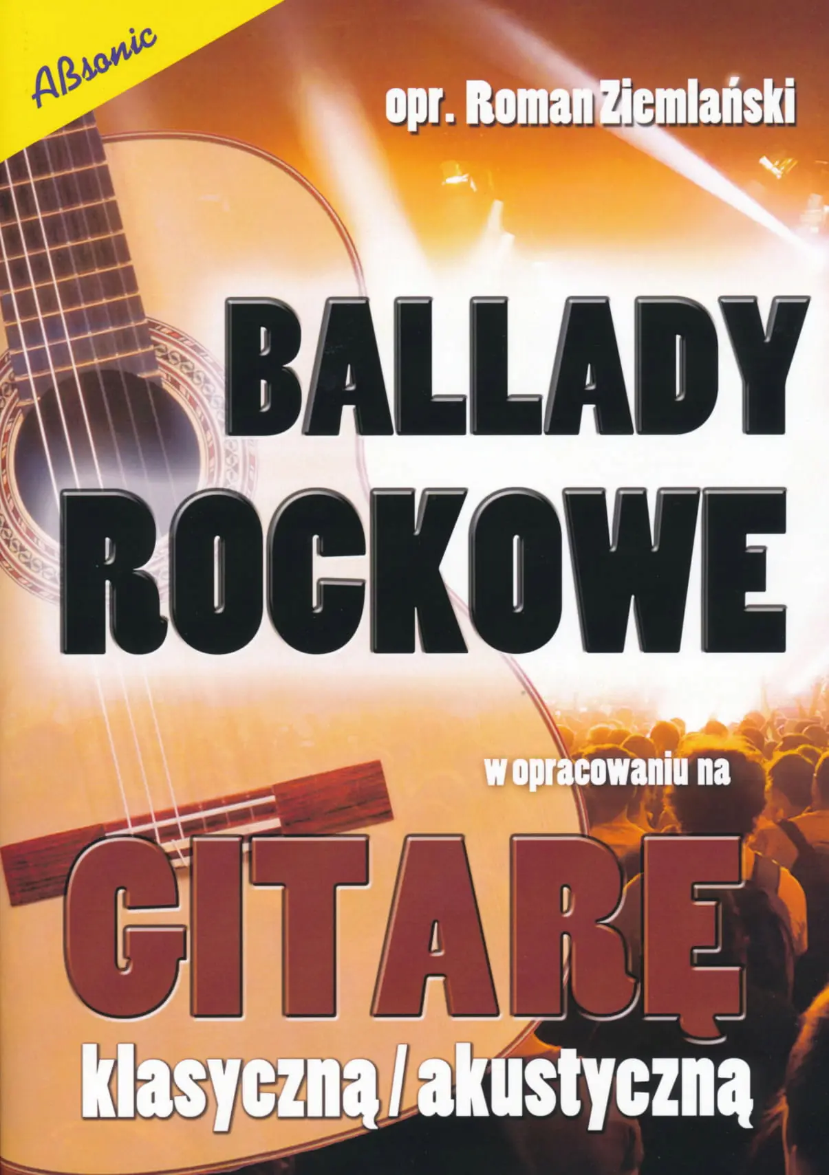 Książka - Ballady rockowe w opr. na gitarę klasyczną/ akust.