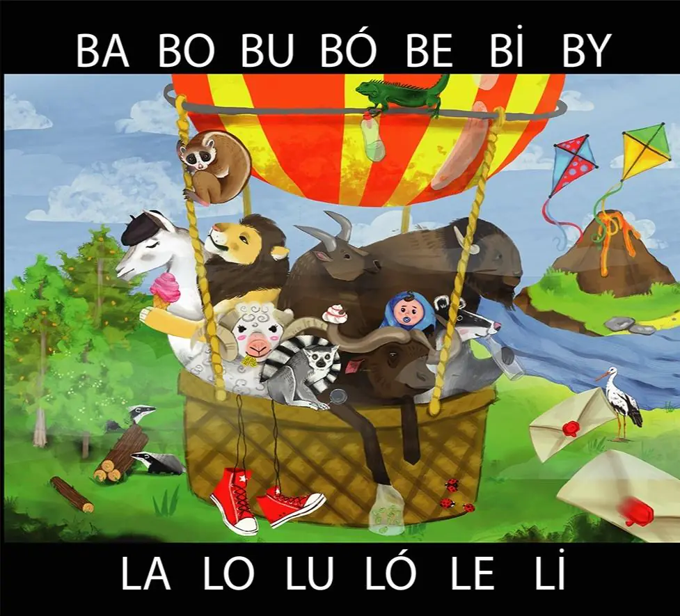 Książka - Obrazkowe sylaby BA LA