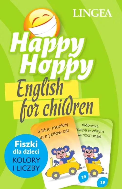 Książka - Happy Hoppy. Fiszki dla dzieci - angielski .Część 2