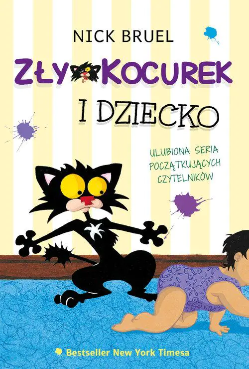 Książka - Zły kocurek i dziecko