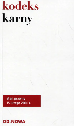 Książka - Kodeks karny 02. 2016