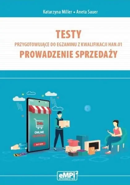 Książka - Testy kwalifikacja HAN.01. Prowadzenie sprzedaży