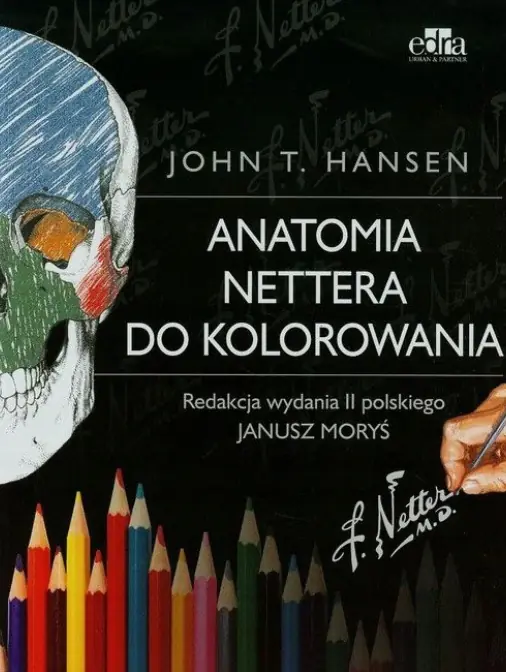 Książka - Anatomia Nettera do kolorowania