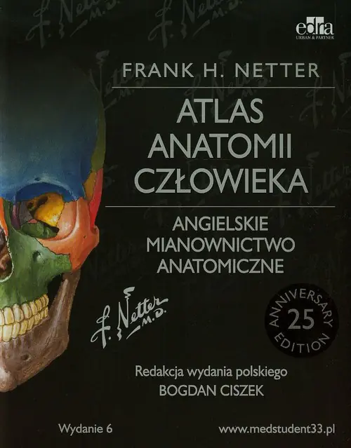 Książka - Atlas anatomii człowieka. Angielskie mianownictwo anatomiczne