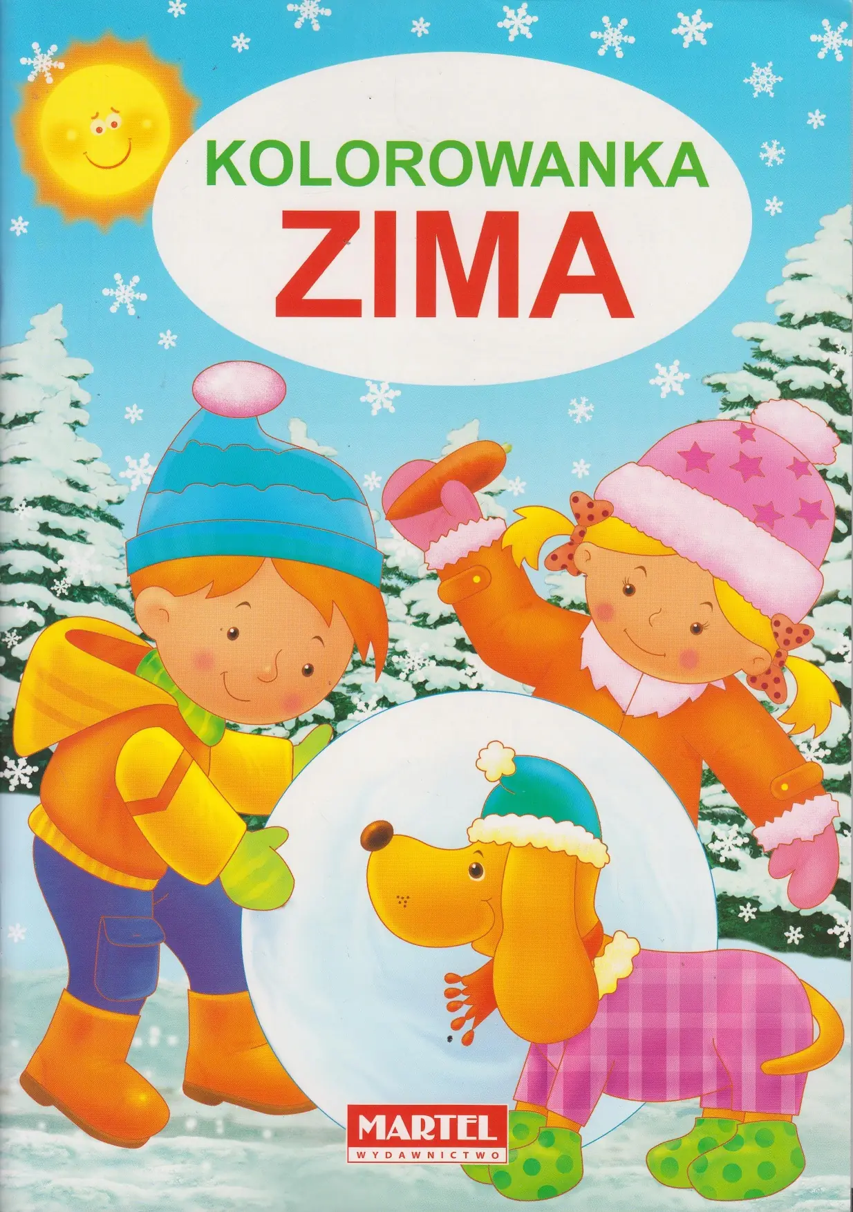 Książka - Kolorowanka. Zima