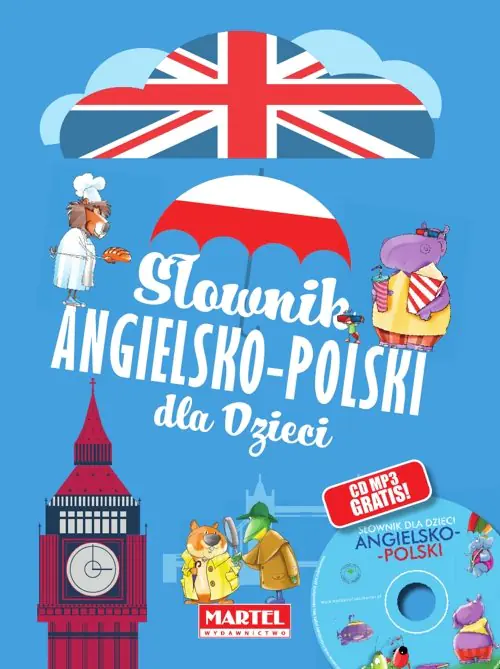 Książka - Słownik angielsko-polski dla dzieci + CD