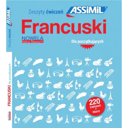 Książka - Francuski dla początkujących 220 ćwiczeń + klucz