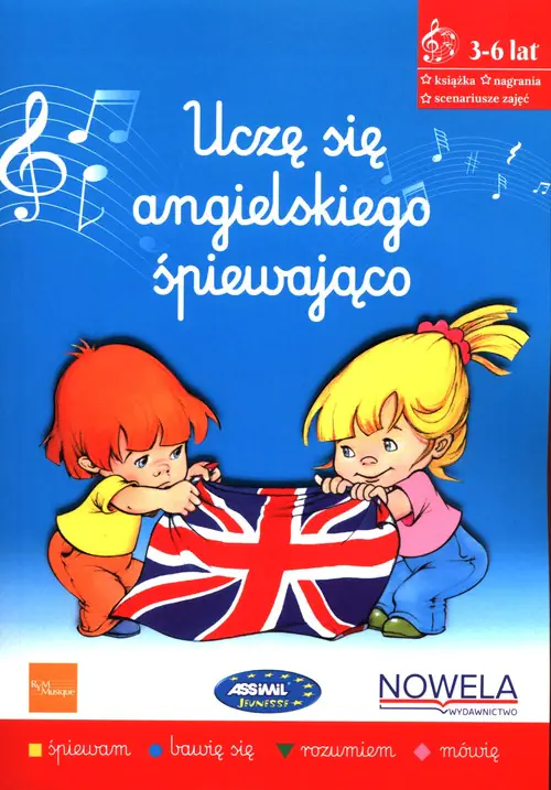 Książka - Uczę się angielskiego śpiewająco. 3-6 lat