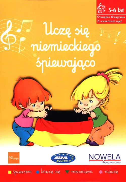 Książka - Uczę się niemieckiego śpiewająco książka z piosenkami 3-6 + online audio