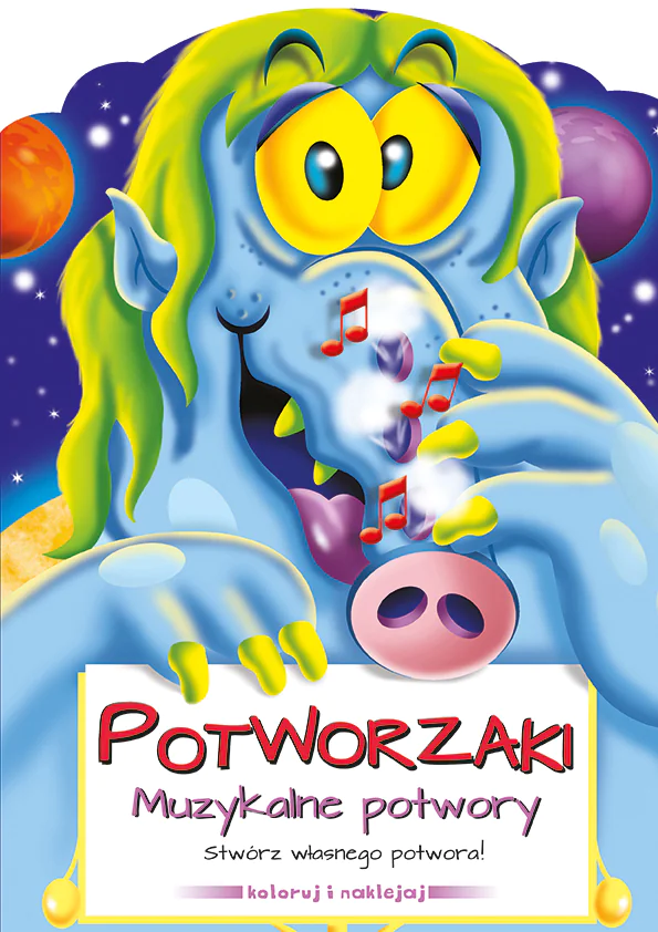 Książka - Potworzaki. Muzykalne potwory
