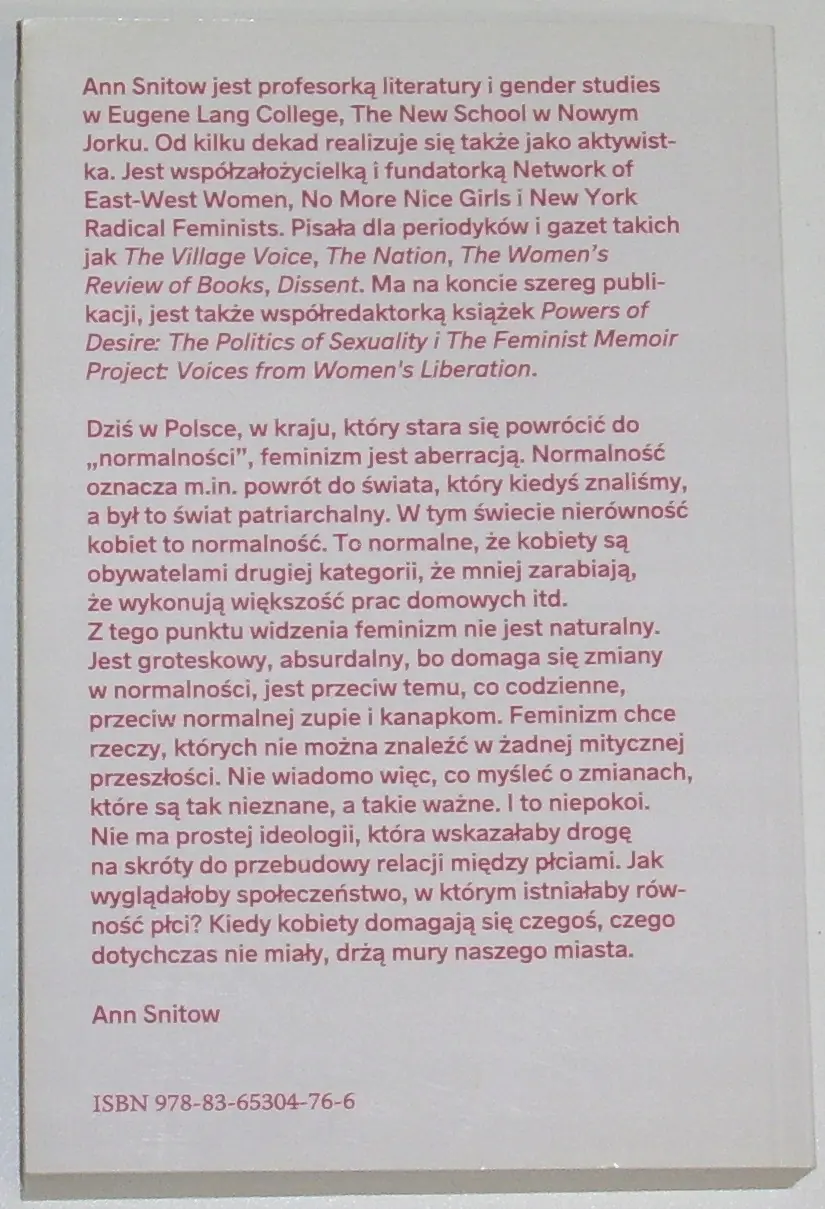 Książka - Feminizm niepewności. Dziennik rodzaju