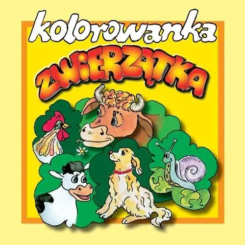 Książka - Zwierzątka - kolorowanka mała