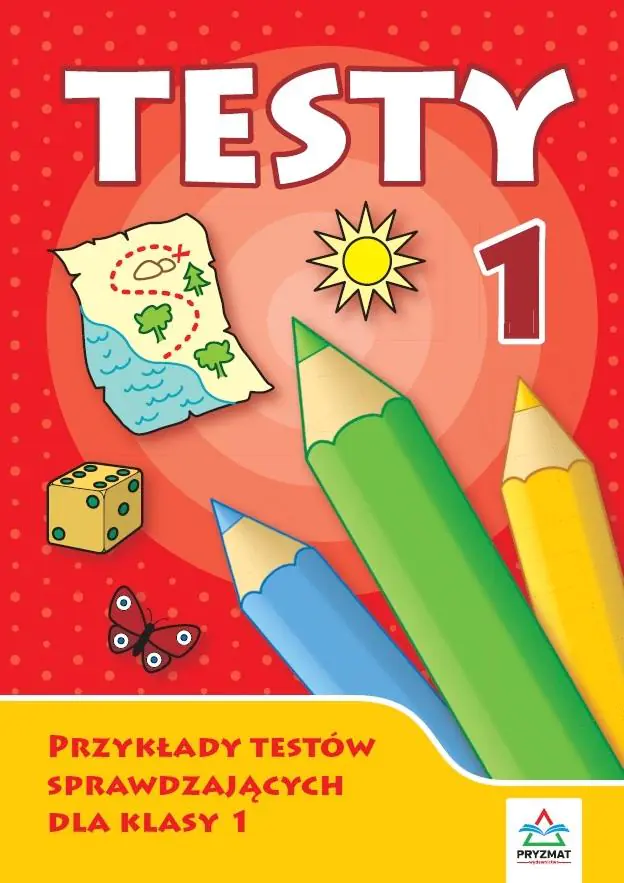 Książka - Testy 1. Przykłady testów sprawdzających dla klasy 1 wyd. 2