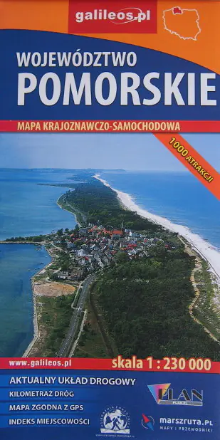 Książka - Województwo pomorskie. Mapa 1:230 000