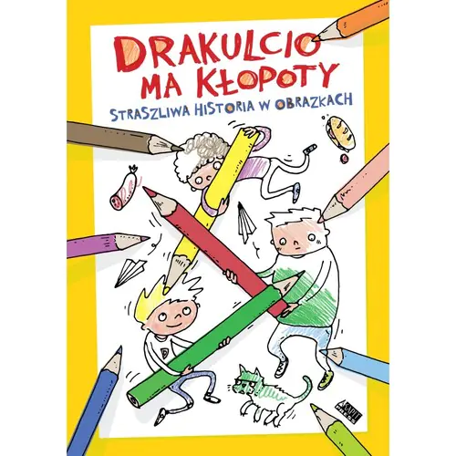 Książka - Drakulcio ma kłopoty. Straszliwa historia w obrazkach