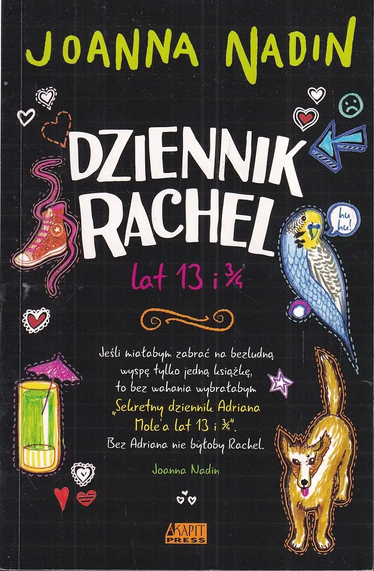 Książka - Dziennik Rachel, lat 13 i 3/4. Tom 1