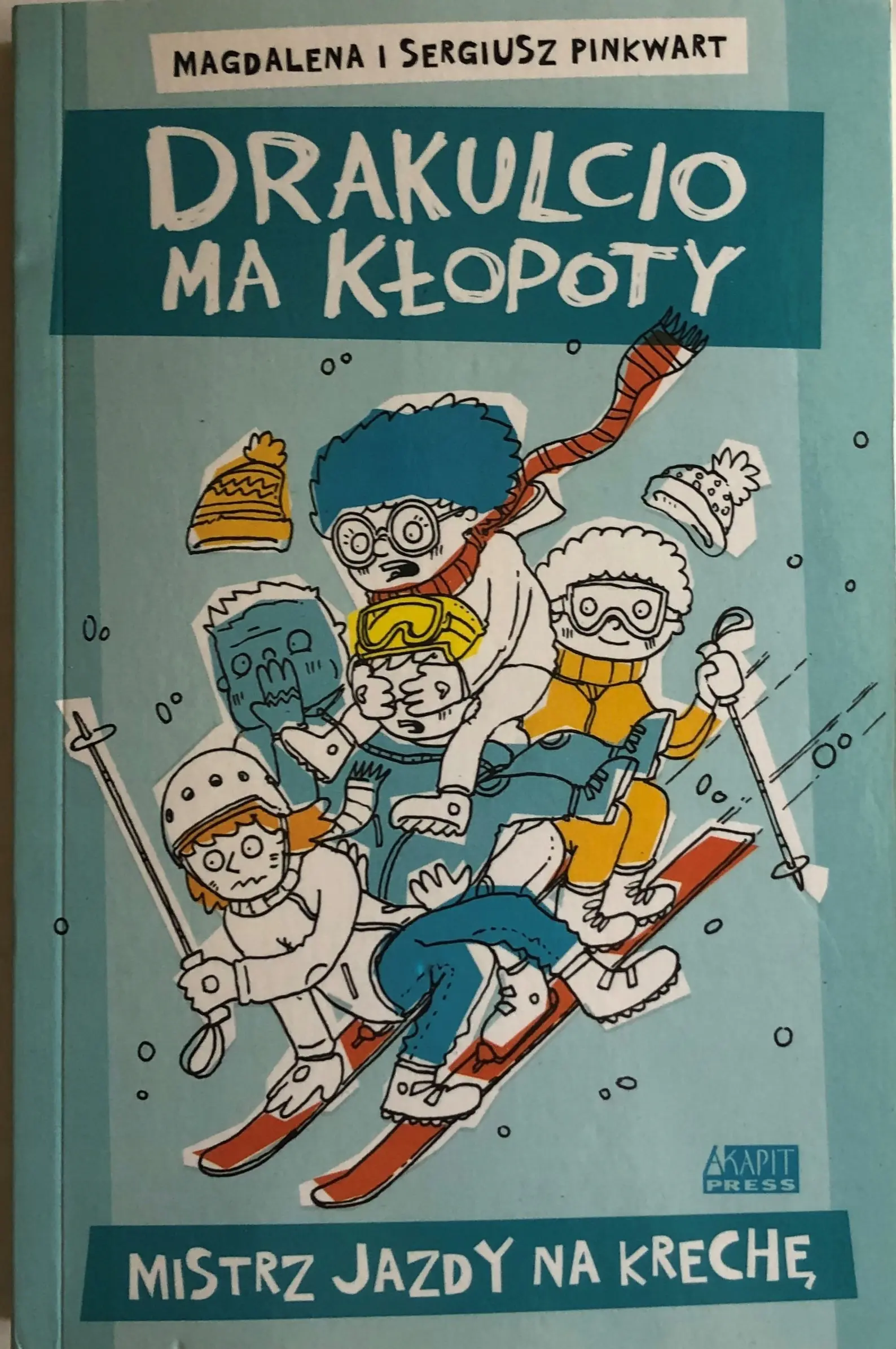 Książka - Drakulcio ma kłopoty. Mistrz jazdy na krechę