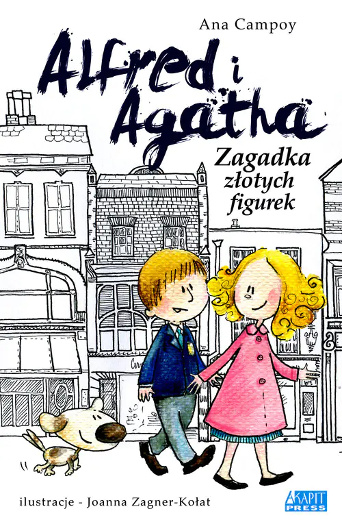 Książka - Alfred i Agatha. Zagadka złotych figurek