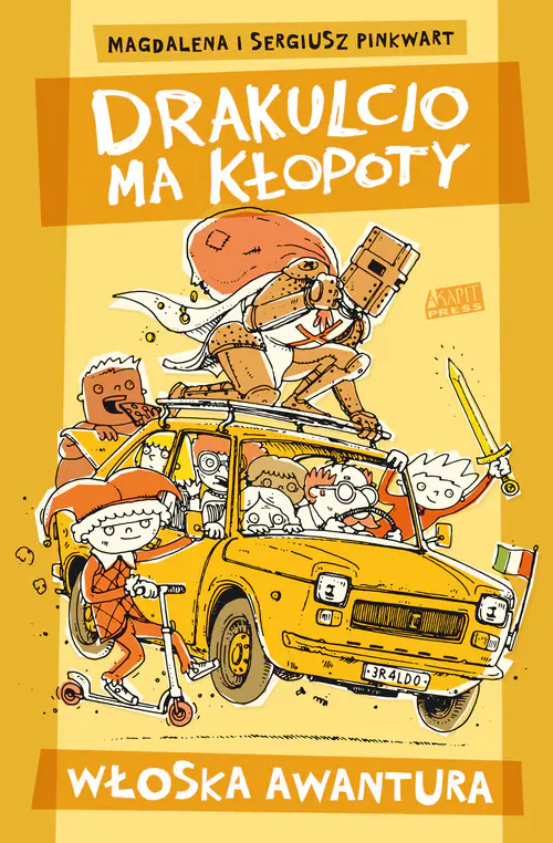 Książka - Drakulcio ma kłopoty. Włoska awantura