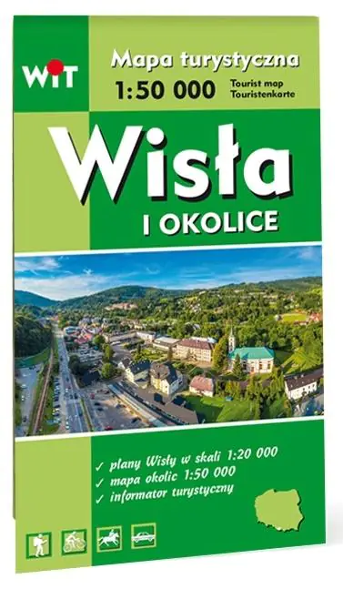 Książka - Mapa turystyczna - Wisła i okolice WIT
