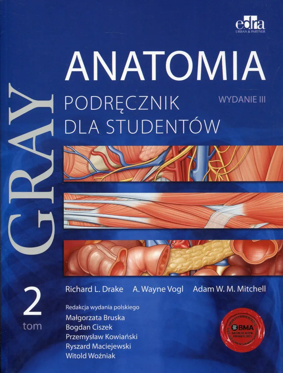 Książka - Gray. Anatomia. Podręcznik dla studentów. Tom 2