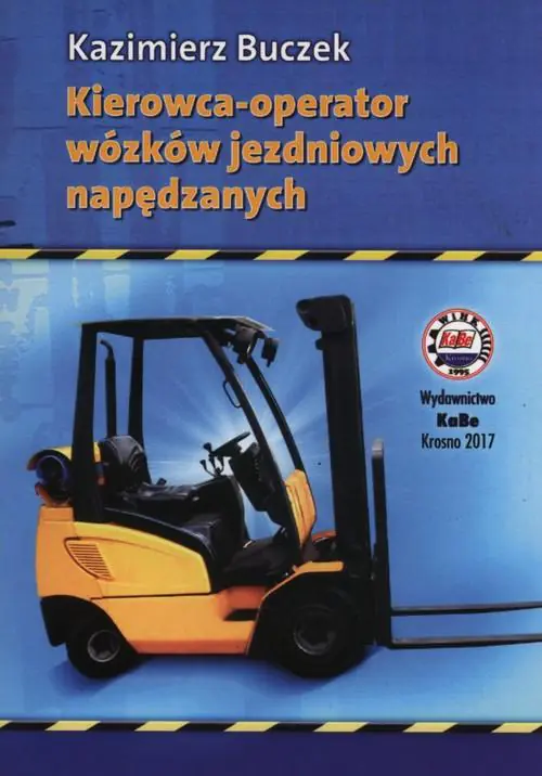 Książka - Kierowca operator wózków jezdniowych napędzanych + CD