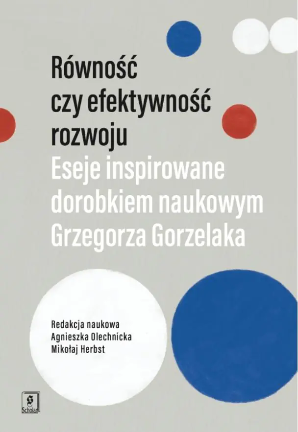 Książka - Równość czy efektywność rozwoju