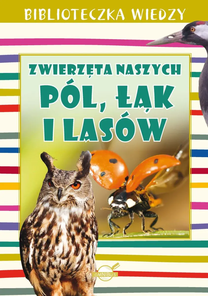 Książka - Biblioteczka Wiedzy. Zwierzęta naszych pól, łąk i lasów. 