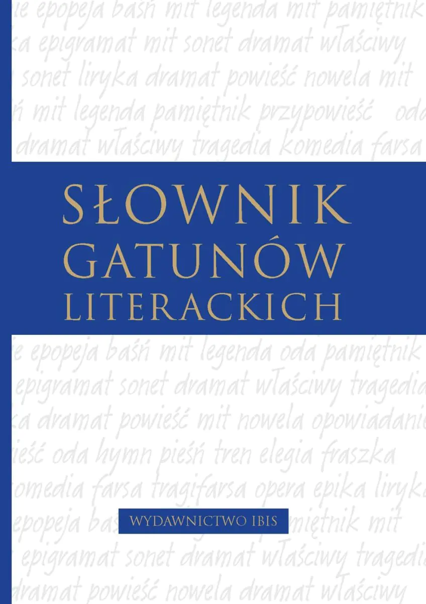 Książka - Słownik gatunków literackich