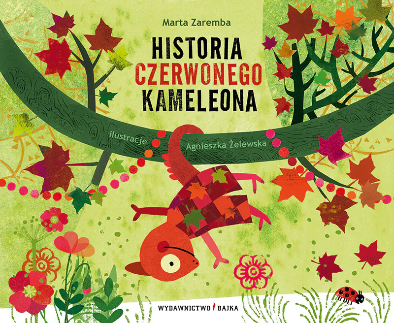 Książka - Historia czerwonego kameleona