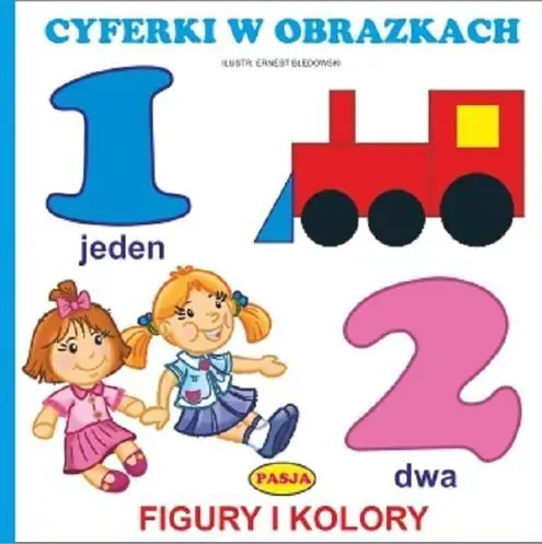 Książka - Cyferki w obrazkach. Figury i kolory