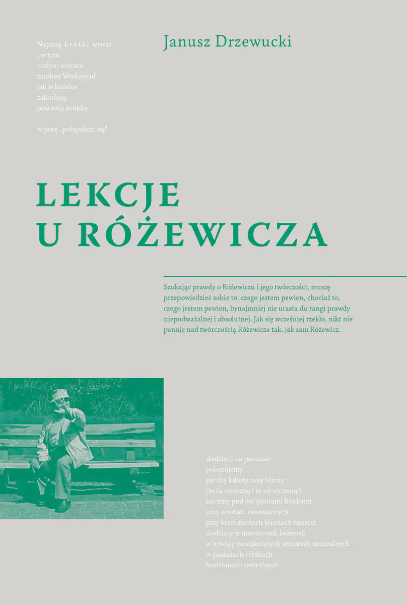 Książka - Lekcje u Różewicza
