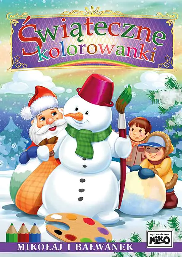Książka - Świąteczne Kolorowanki