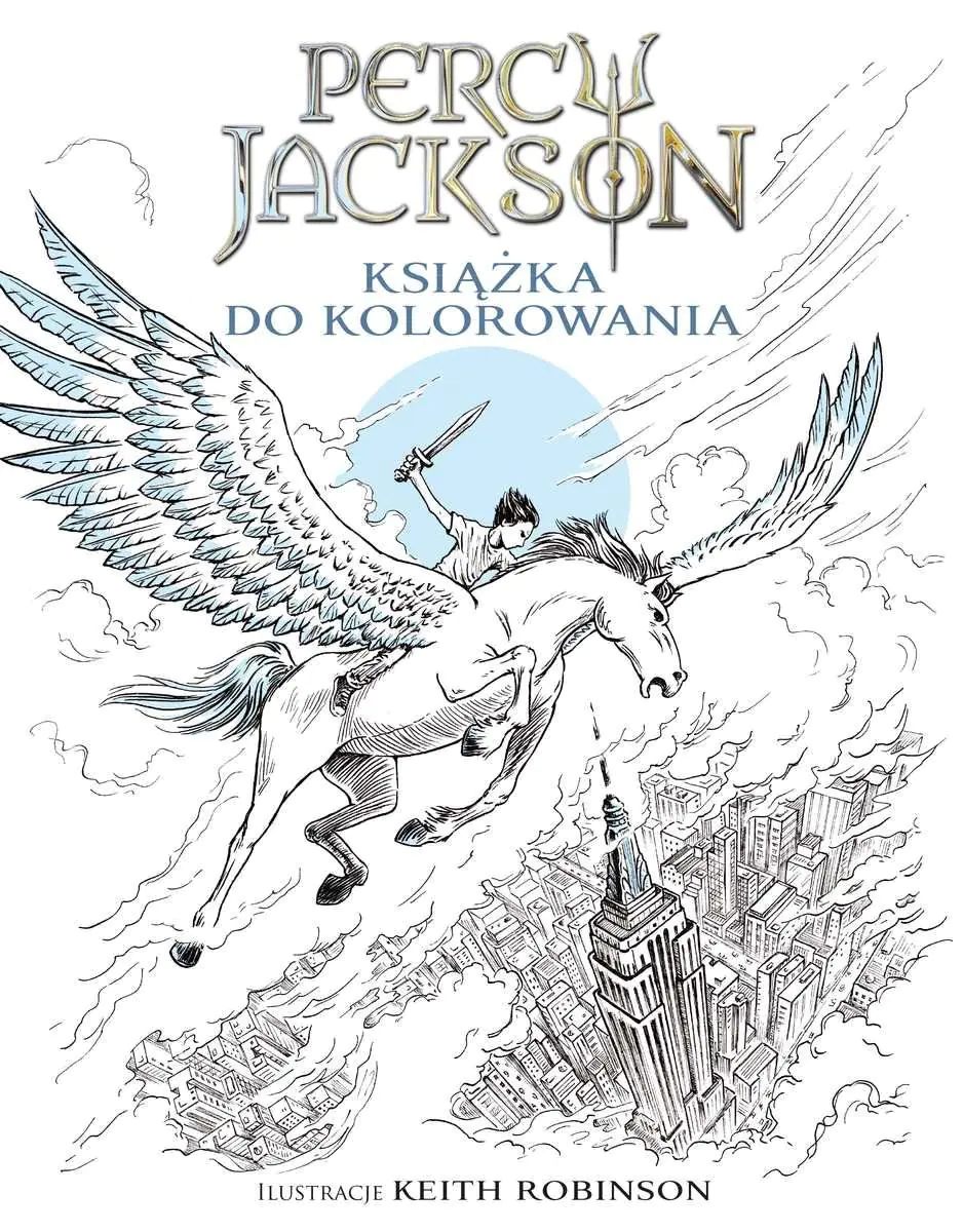 Książka - Percy Jackson. Książka do kolorowania