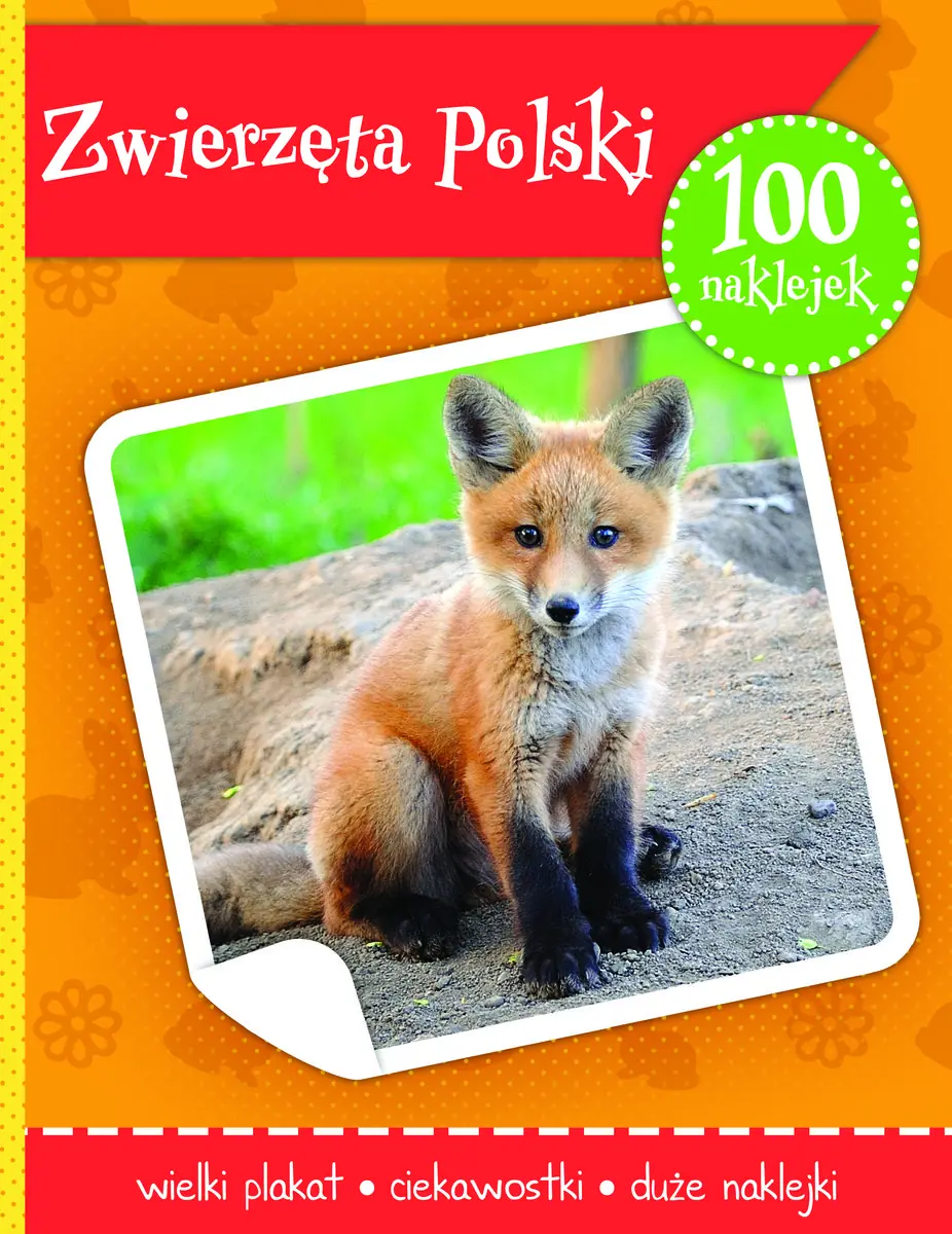 Książka - Zwierzęta Polski. 100 naklejek