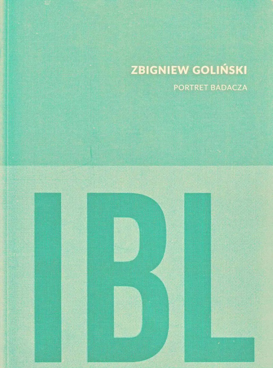 Książka - Zbigniew Goliński