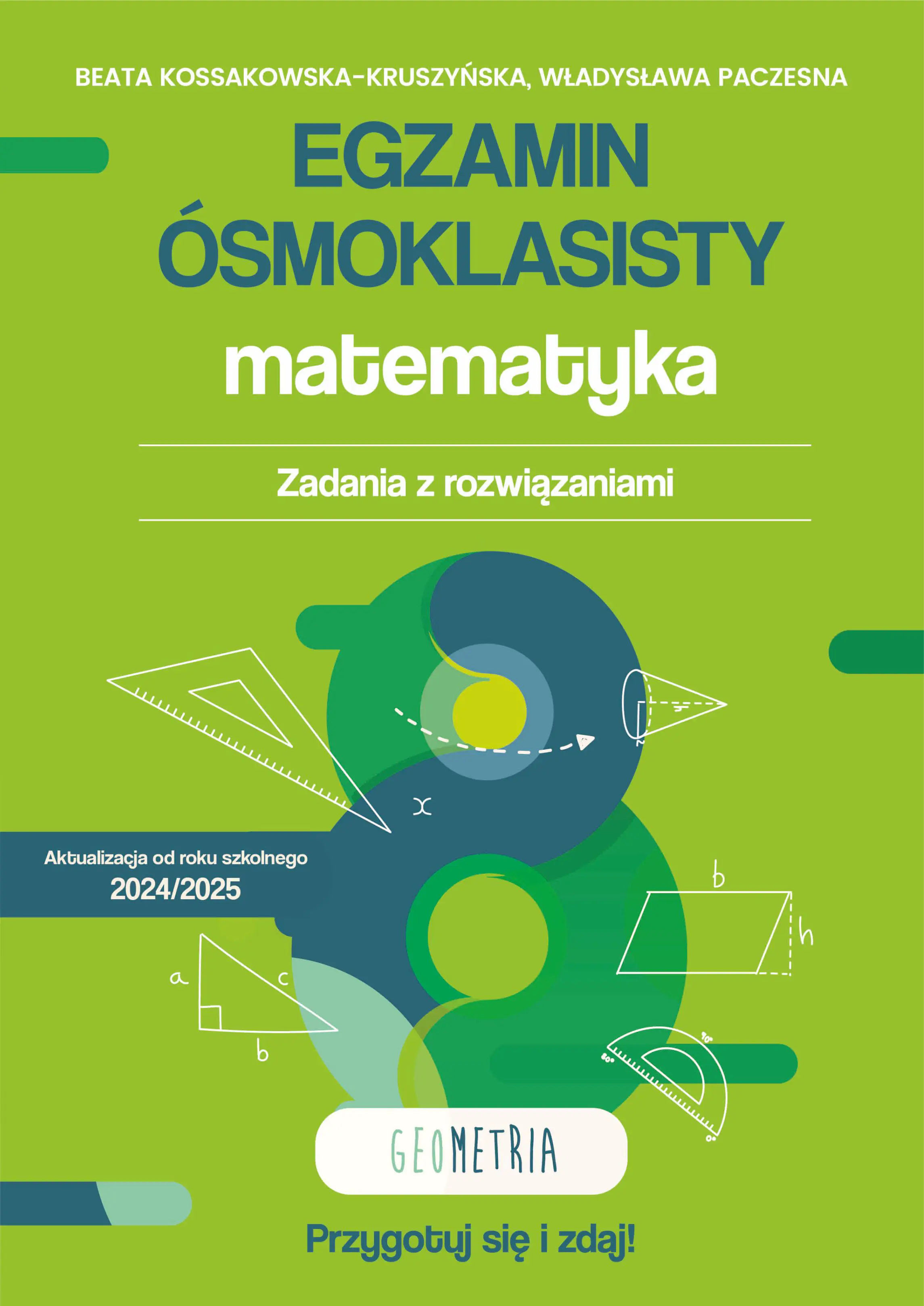 Książka - Egzamin ósmoklasisty. Matematyka. Zadania z rozwiązaniami. Geometria