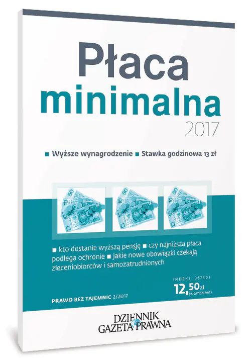 Książka - Płaca minimalna 2017