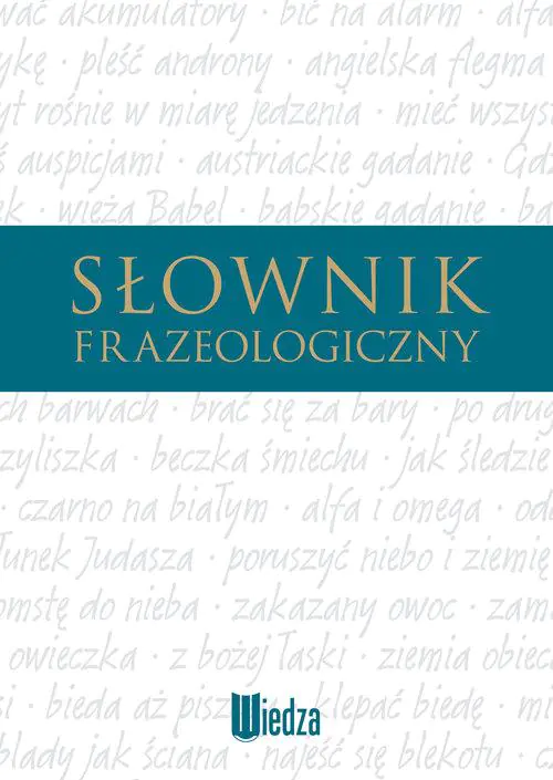 Książka - Słownik frazeologiczny