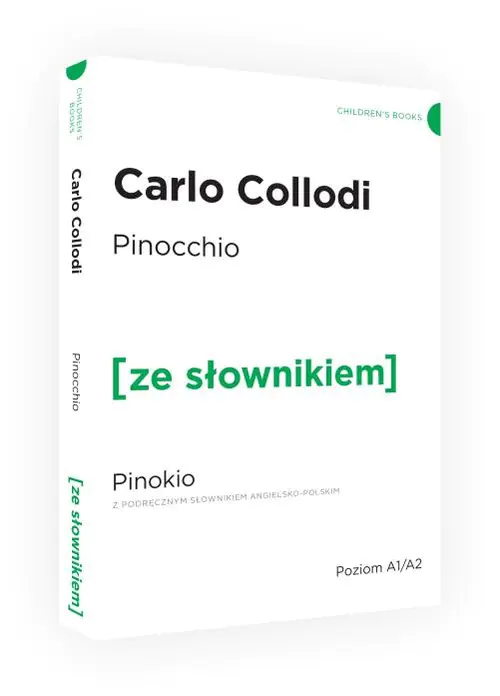 Książka - Pinocchio. Pinokio z podręcznym słownikiem angielsko-polskim