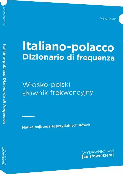 Książka - Italiano-polacco. Dizionario di frequenza. Włosko-polski słownik frekwencyjny